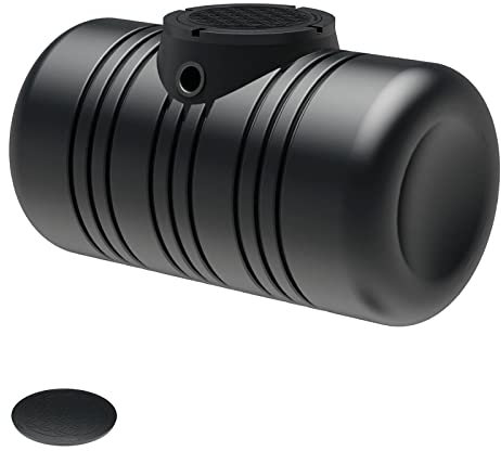 GreenLife Aktion Zisterne 2100 Liter Solo inkl. 2 Anschlüsse DN 100 mit Gummidichtung und begehbarem Deckel - Regenwasserbehälter BZW. Regenwassertank unterirdisch für Regenwasser