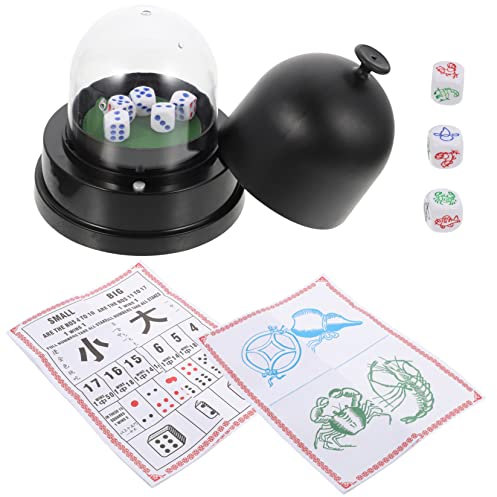 VICASKY 1 Juego De Dados Eléctricos Vaso De Dados Ktv Rodillo De Eléctrico Juego Estándar Barra De Pub Porta Automático Agitador De Automático Vaso Apilable