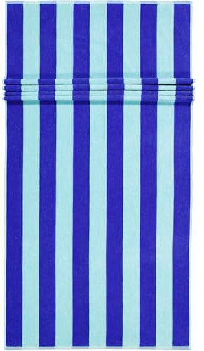 Cawö Strandtücher Beach Tropical Streifen 5577 Aqua - 11