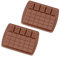 2 Pezzi Stampi per Cioccolato in Silicone Profondo, 2025 Nuovo Modello Stampo in Silicone per Barretta di Cioccolato Profondo, Stampo per Cioccolato Multifunzionale Deep Dubai per Fai Da Te