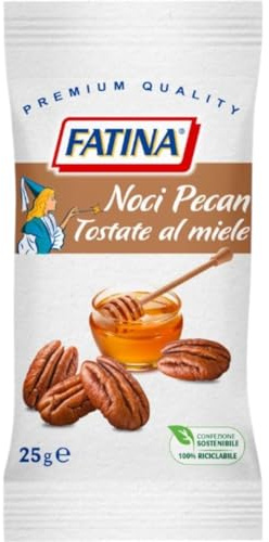 Fatina Noci Pecan Tostate al Miele Confezione da 26 Bustine da 25 grammi