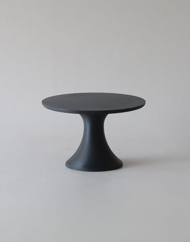 8-Inch Round Cake Stand – 5-Inch Tall Durable Pedestal, Multi-Use Display in Black – Perfect for Weddings, Birthdays & Events