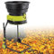 UKDUANWEI Trituratore Elettrico per trinciatrice per Foglie, biotrituratore Portatile da Giardino Senza Lama con Ruote, con Sacco di Raccolta, Imbuto da 54 cm, per Foglie da Giardino e Compost (50m)