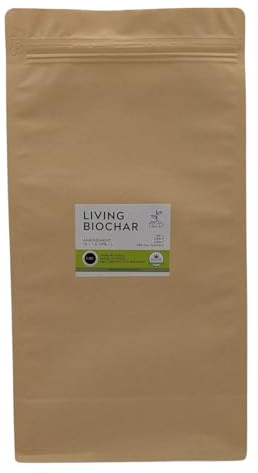 ALMICANNA: Living Bio-Char – Carbón Vegetal para Cultivo de Cannabis – Enmienda para Living Soil y Terra Preta – Activador Biológico del Suelo (10L)