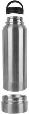 Bouteille d'eau sûre – Isotherme chaud et froid, bouteille de sport avec compartiment de rangement secret | Bouteille d'eau en plein air, gym, voyage, camping avec espace caché, récipient sécurisé
