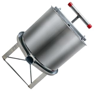 dijiusidy Manual Honey Press Machine Stainless Steel Beekeeper Equipment Wide Applications For Home Kitchen Manual Juicer At Disposal Is Widely Suitable For Home, Silver, Regular