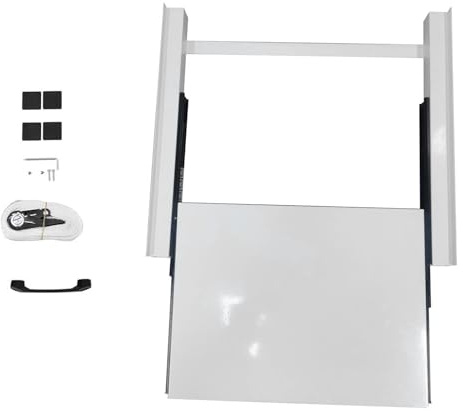 Jeffergarden Kit Impilabile per Lavatrice/asciugatrice Telaio Intermedio per Lavatrice/asciugatrice con Piastra Estraibile per /, Elettrodomestici Larghi 60 cm.