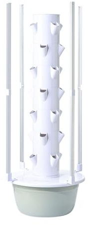 Système de culture hydroponique, tour verticale pour culture de légumes en intérieur, machine sans terre pour herbes et fruits, idéal pour les amateurs de jardinage
