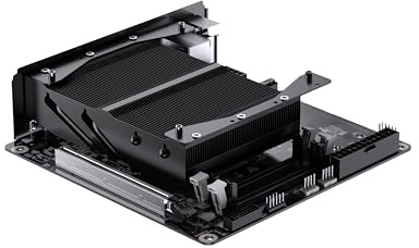 MINISFORUM Motherboard BD775i SE Mini ITX NAS Motherboard, AMD Ryzen 7 7745HX,8 C/16 T,PCIe 5.0 x16 Slot, Dual PCIe4.0 M.2 Support, DDR5,8K Triple Output(HDMI/DP/USB-C), RJ45 2.5G, USB 3.2