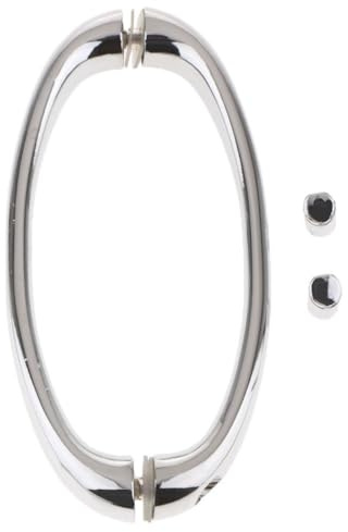 siduytin Handtag i zinklegering, handtag i glas, duschdörr, mycket starkt och hållbart, passar för installation köket, zinklegering, glas, duschdörrset