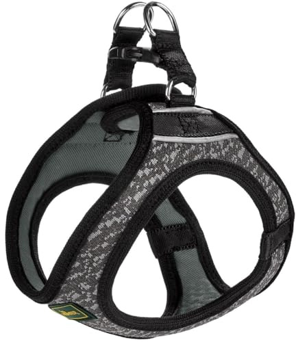 Hundegeschirr Hilo Soft Comfort S, Mesh, grau