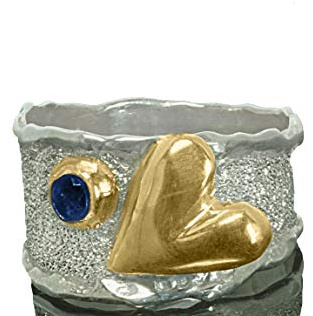 eigen-schmied-design Goldschmiede Silberring a heart of silver, Valentinstag, Geschenk für Sie, Silberring, Schmuck, Herz, Liebe, Verlobung, Verlobungsring, Silberschmuck, Herzring, Ring mit Herz