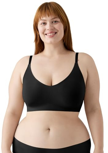 True & Co Womens Body Triangle Convertible Strap Bra, Black, M 34C-D 36A-B US