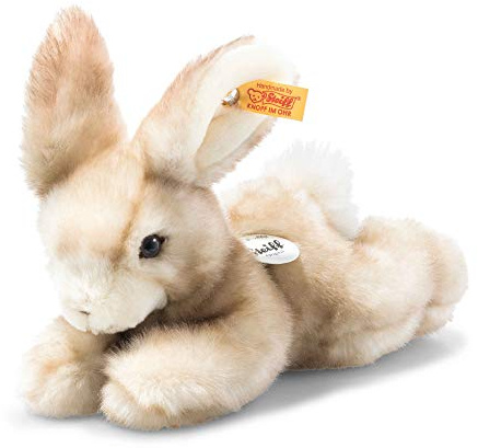 Schnucki Hase - 24 cm - Kuscheltier für Kinder - weich & kuschelig - waschbar - beige (079986)