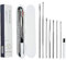 Limpiador de Oídos, 8 peças Kit de limpieza para Oídos, Acero Inoxidable ear Cleaner Cuchara, Herramientas de limpieza de Oídos, con Caja de Almacenamiento, para Adolescentes y Adultos