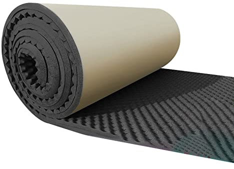HARICSET Akkustik Platten Noppenschaumstoff Akustik Schaumstoff Dämmung für Tonstudio YouTube-Raum Schallabsorbierende Dämpfungswand Schaumpyramide(Size:5cm Thick)