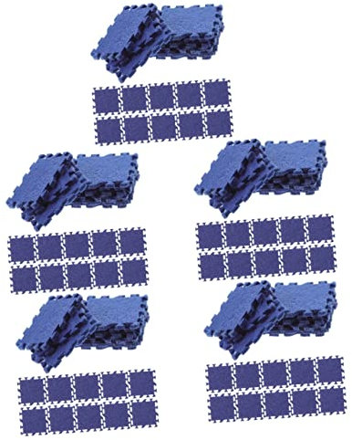 TOYANDONA 180 STK Puppenhaus Matte Puppenhauszubehör Ineinandergreifende Puppenhaus-Puzzles Teppiche für Kinder Modelle Miniatur-Puzzle-Matte Mini-Hausdekoration Boden schmücken Möbel ob11