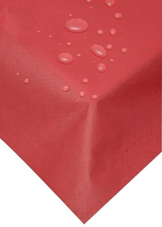 25 Red Swansilk Table Covers 90cmx90cm Slip Covers Reusable Wipeable Party Xmas bbq