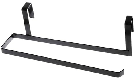 95sCloud-1 Küchenrollenhalter, Paper Towel Racks, Papierrollenhalter, Rollenhalter Unter Schrank, Küche (Schwarz, One Size)