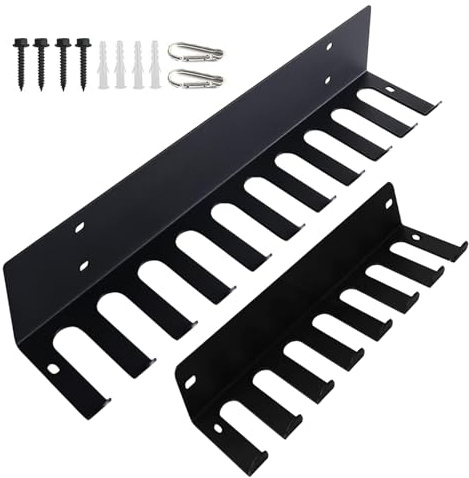 Gym Rack Organizer – Hantelablage Wandhalterung – Langhantelhalter Hängerahmen – robuste Wandhalterung für Fitness-Zubehör | Aufbewahrungsrahmen für Ketten, Langhantelstangen, Springseile & Zuhause