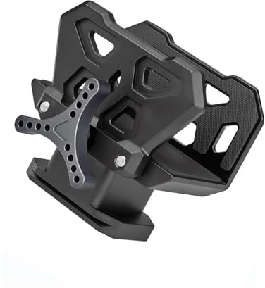 Abrazadera de aleación de aluminio, soporte de trípode, abrazadera de cabeza de trípode, diseño ligero y ajustable para exteriores