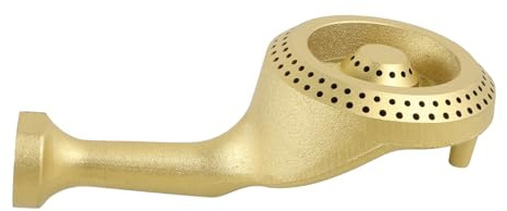 Cabezal de Quemador de Gas 1 Pieza de Hierro Dorado | Diseño, Cocción y Calor Estable, Limpieza Sencilla, Uso en Cocina, Repuesto Doméstico