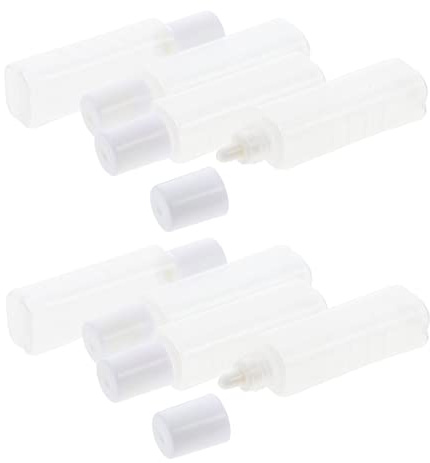 OATIPHO Lot de 25 Mini Bouteilles en Plastique Pp pour Solution de Lentilles de Contact, Étanches et Portables, pour Voyage et Soins Oculaires