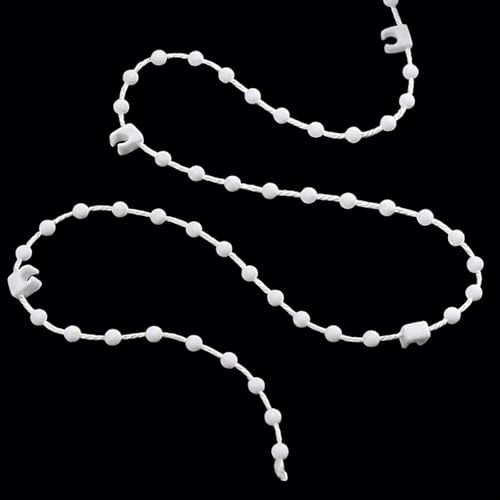Pence & Moon Collective 20 Meter 200 Clips Vertical Blind Chain, Vertical Blinds Repair Parts for 3.5 Inch/ 89 mm Slats