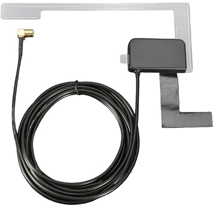 DAB+ Digital Radio Aerial SMB Male Windscreen Mount Active Antenna 9.8FT RG174 Cable AM FM Tuner for Pioneer JVC Kenwood Alpine Clarion