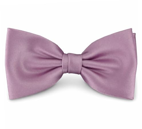 TigerTie Fliege Herren - flieder – Verstellbar, Klassische Schleife für Smoking, Hochzeit & Business – 100% Polyester inkl. Aufbewahrungsbox