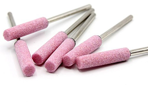 6 x mole a cilindro Ø 5 mm per Dremel, Proxxon, accessori per smerigliatrice, utensile multifunzione, ad esempio per motosega