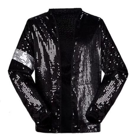 Shuanghao Männer Frauen Kostüme Anzugjacken für Erwachsene Tänze Retro Modische Fashion Personalisierte Soft Bequeme Casual Top Kleidung für Männer Frauen Schwarz