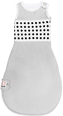 Nanit Breathing Wear Sleeping Bag, Size Small, 3-6 Months, Pebble Grey