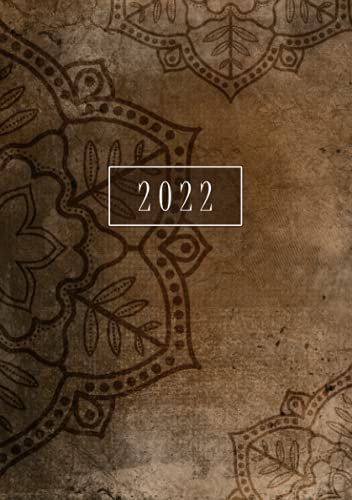 2022: A5 Kalender Planer | 1 Woche auf 2 Seiten | Jan - Dez Wochenplaner | Kalenderbuch Terminkalender Organizer Wochenkalender Terminplaner Buchkalender Jahresplaner Taschenkalender | Vintage Mandala
