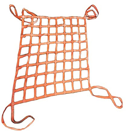 ZXFF Regal Hebenetz, Schweres Motorrad Bungee-Frachtnetz, Flacher Polyester-Ladungs-Hubtasche, Ladungsheber, Frachtnetz, Anhängernetz (Size : 4x4m/load:2.5T)