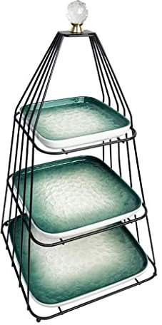Dôme en verre avec base en bois Présentoir à gâteau Cloche Cloche en verre transparent Cloche en verre Plateau de présentation en bois for dessert Fromage Bonbons Plantes Succulentes ( Color : A , Siz