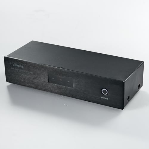 Pailvens multipresa con filtro di rete HiFi con ampio display LCD, presa con filtro antidisturbo a 6 vie con protezione da sovratensione, protezione del carico fino a 15 A, S20B