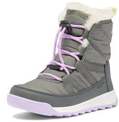 Sorel Unisex – Kinder Whitney Ii Plus Lace Waterproof Stiefel, Quarry/Lavender Cloud