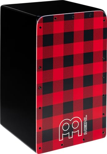 Meinl Percussion Headliner Cajon, Mehrfarbig (HCAJ3LJ) | mit Snare und Bass Sound, Faserplatte und Weißesche