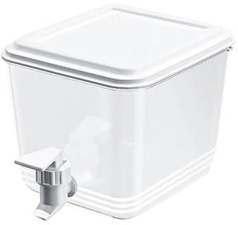 VducK Hervidor frío de 5l/1,3 galones con Grifo, Cubo para refrigerador, Botella de Agua fría, Jarra de Agua fría para Cocina, Fiesta en casa