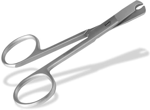 Krallenschere Gerade Krallenzange Ideal für Anfänger Krallenschneider 9,5 cm - Nagelschere - Kürzen von Krallen bei Katzen kleinen Hunden oder Kleintieren - Rostfreier Edelstahl - Markenqualität