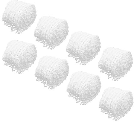 CIYODO 8St gepökeltes Netz Baumwollnetz Fleisch Schweinefaden Seil Metzger Netze Fleisch binden küchennetz räuchernetz Küchenverpackungsnetz Schinkenwurstnetz aus Baumwolle Weiß