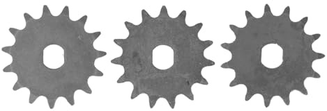 3PCS Motor Sprocket, T8F 15T 10mm ID Engine Gears Steel Electric Scooter Motor Engine Sprocket Chain Wheel for Chain Belt Driven Gas Engine