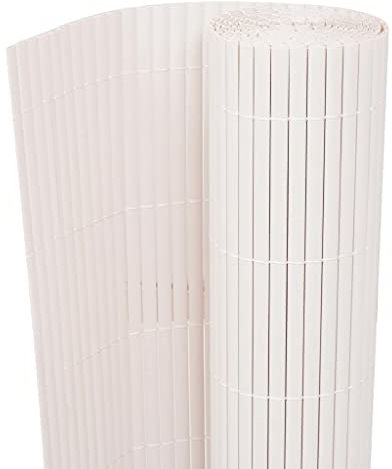 adventstreppe,gartenzaun,Gartenzaun Doppelseitig 90 x 300 cm WeißGeeignet für Gärten, Zäune, Ästhetik
