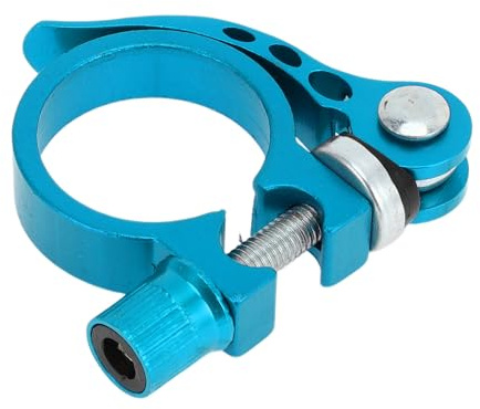 Motoforti Universal Bike Bicycle Seat Post Clamp Seatpost Collar Quick Release Aluminum Alloy