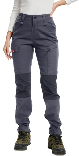 WORK IDEA Damen-Wanderhose, Stretch-Slim Fit, wasserabweisend, geeignet für Outdoor-Aktivitäten