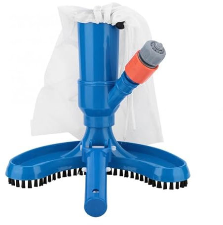 Kit Limpieza Piscina Set de Limpieza para Piscina Kit de limpieza por aspiración para piscinas Limpiador de fondo de piscinas Red de limpieza de filtros de piscina Skimmer Herramienta para piscinas(No