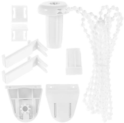 VINTORKY 2satz Rolladen Zubehör Ohne Bohren Beaded Chain Ketten Für Jalousien Reparatur Einfache Montage Einstellbare Weiße Kettenhalter Für Rollos Und Lamellenvorhänge