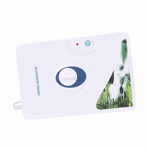 Tomvorks Generador de Ozono Los Purificadores de Aire de Ozonador, 600 MG/h de Carne Purifican el Limpiador de Agua con Impurezas Disueltas y Aumentadas, para la Eliminación de Químicos