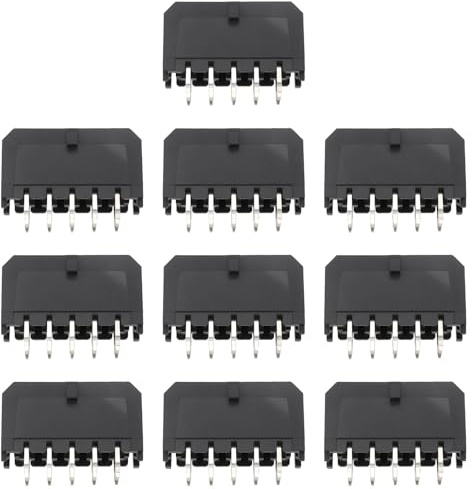 LT Easiyl 10 Stück Micro-Fit 3 Durchgangsloch-Leiterplatten-Steckverbinder Gerade Ersatzteil 43045-1012 für Signalübertragung Und Stromversorgung